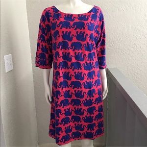 Lilly Pulitzer Elephant Tusk in the Sun Dress Sz L